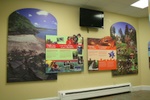 Exhibition inside the visitor centre