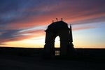 Louisbourg at sunset Louisbourg at sunset